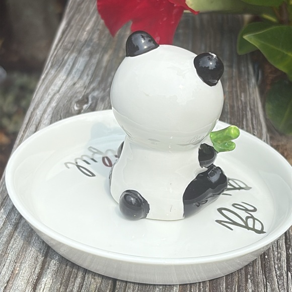 Panda Trinket Dish with Bamboo Design Be Bambootiful - Picture 5 of 8